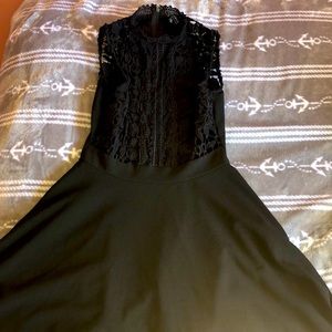 A black dress